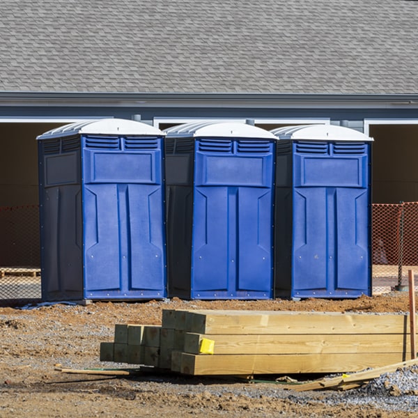 are there any restrictions on what items can be disposed of in the portable restrooms in Ramtown